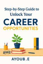 Step by step guide to unlock career opportunities - 2D book cover